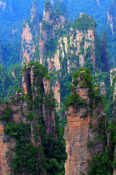 Paesaggio Del Parco Nazionale Della Foresta Zhangjiajie Nella Città Zhangjiajie — Foto Stock