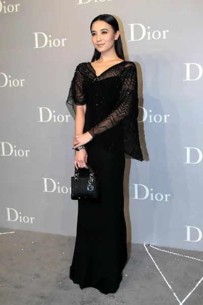 Kinesisk Skådespelerska Låt Jia Poserar Invigningen Dior Flaggskeppsbutik Shin Kong — Stockfoto