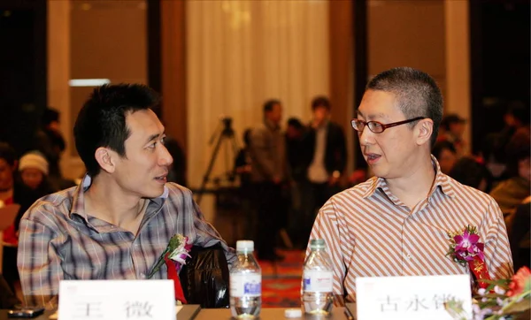 Victor Koo Certo Ceo Youku Com Conversa Com Gary Wang — Fotografia de Stock