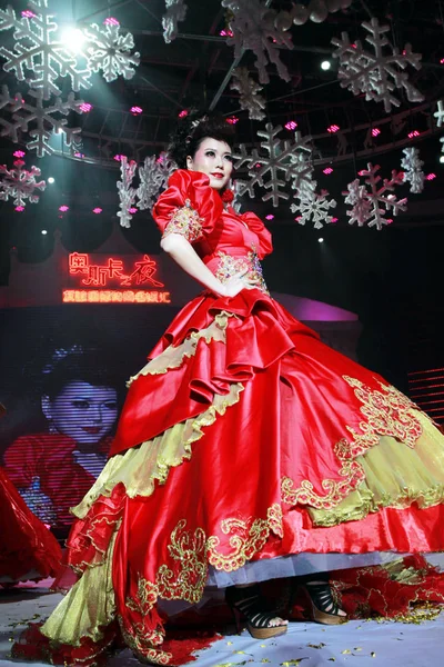 Oscar Gece Moda Gala Dezhou City Doğu Chinas Shandong Eyaleti — Stok fotoğraf