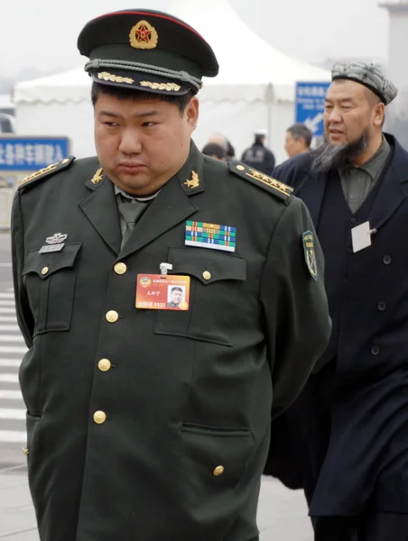 Mao Xinyu Izquierda Único Nieto Del Líder Chino Mao Zedong —  Fotos de Stock