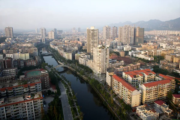 Widok Oczu Ptaków Chongqing Chiny Października 2011 — Zdjęcie stockowe