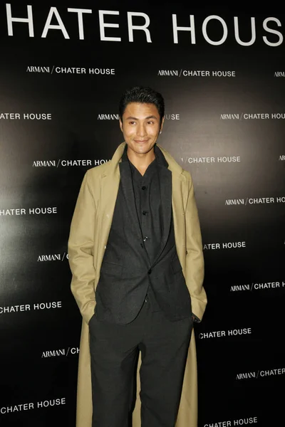 Actor Chino Chen Kun Asiste Ceremonia Apertura Una Nueva Tienda — Foto de Stock