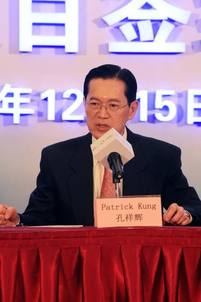 Patrick Kung Prezes Zarządu Greater China Wiceprezes Philips Przemawia Ceremonii — Zdjęcie stockowe
