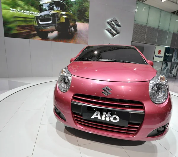 Suzuki Alto Durante Una Exposición Automóviles Chongqing China Junio 2009 — Foto de Stock