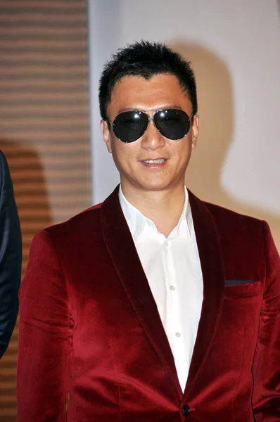 Chinese Actor Sun Honglei Attends Inauguration Private Equity Fund Shanghai — Stock Photo, Image