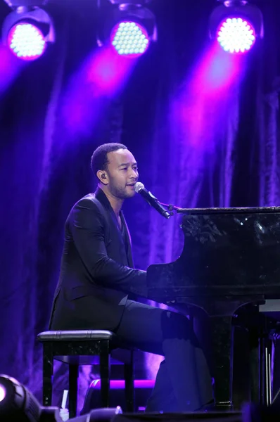 Singer John Roger Stephens Better Known John Legend Performs Booey — Stock Photo, Image