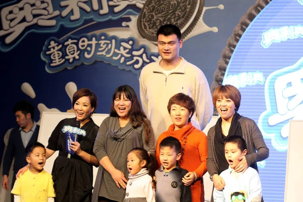 Superstar Retraitée Basket Ball Chinois Yao Ming Assiste Événement Promotionnel — Photo