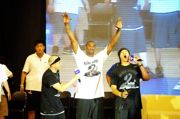 Nba Basketballer Kobe Bryant Van Los Angeles Lakers Midden Zien — Stockfoto