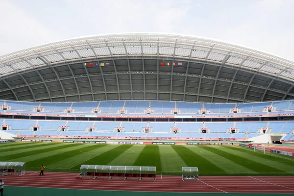 Pohled Shenyang Olympijském Sportovním Centru Shenyang City Severovýchodní Čína Fosíliemi — Stock fotografie