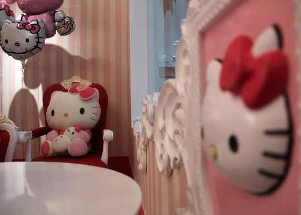 Θέα Στο Εστιατόριο Hello Kitty Dream Πεκίνο Δεκεμβρίου 2011 — Φωτογραφία Αρχείου