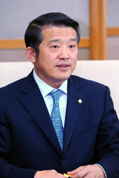 Чэнь Донгшэн Председатель Совета Директоров Генеральный Директор Страховой Компании Taobang — стоковое фото