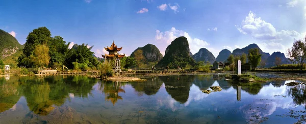 Landscape Jingxi County Baise City South Chinas Guangxi Zhuang Autonomous — Stock Photo, Image