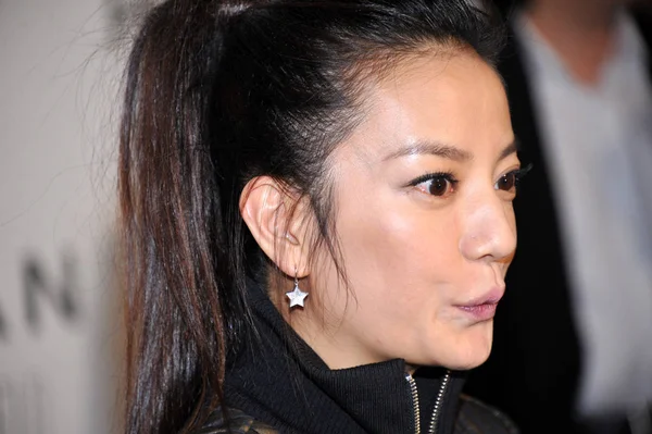 Actrice Chinoise Vicki Zhao Zhao Wei Assiste Cérémonie Ouverture Magasin — Photo