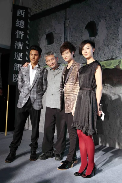 Von Links Der Chinesische Schauspieler Chen Kun Der Hong Kong — Stockfoto