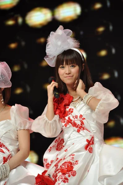 Kamei Eri Van Japanse Popgroep Morning Musume Gezien Tijdens Smg — Stockfoto