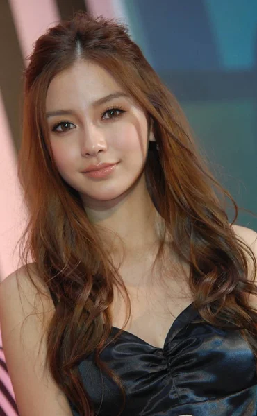 홍콩이 Angelababy 복숭아 란제리 상하이 2010 — 스톡 사진