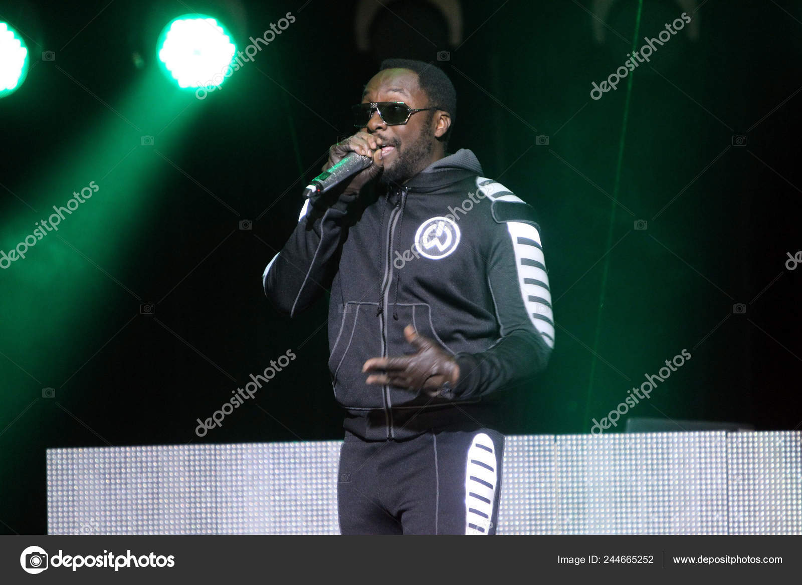 Singer Allan Pineda Lindo Better Known Apl Black Eyed Peas — Stock