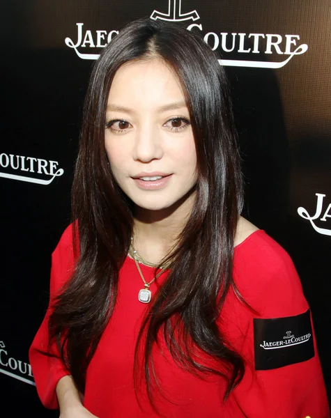 ファイル 中国の女優 ヴィッキー チャオ に出席 中国でジャガー ルクルト時計店の開会式 2011 — ストック写真
