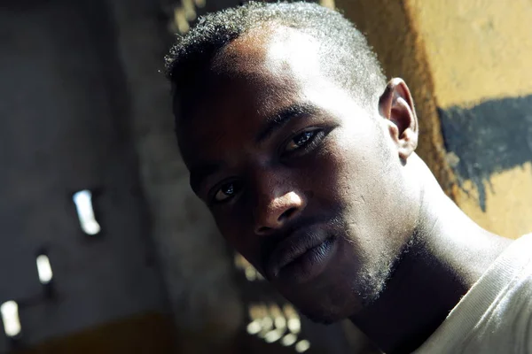 Somali Man Poses Photos Garowe Puntland State Somalia January 2009 — Stock Photo, Image