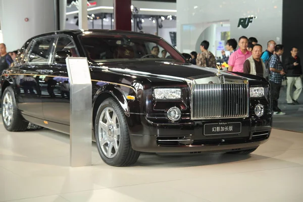 Rolls Royce Автомобіль Знаходиться Дисплеї Під Час Китаю Гуанчжоу Міжнародна — стокове фото