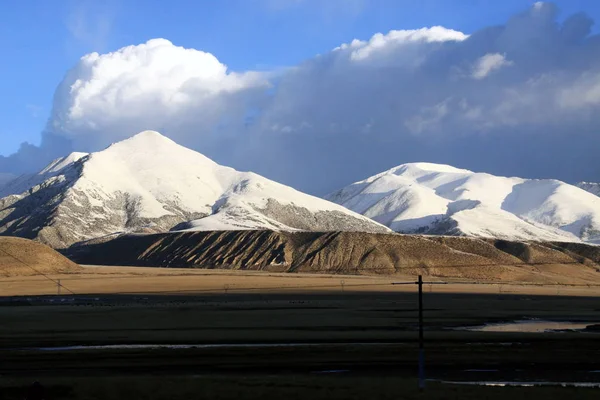 Paysage Préfecture Nagqu Tibet Chine Septembre 2007 — Photo