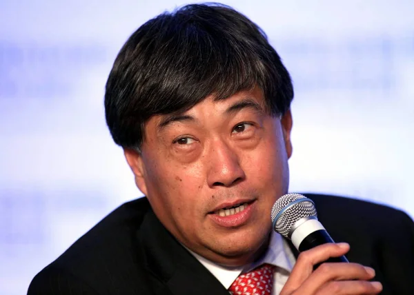 Wang Boming Generální Ředitel Čínského Centra Pro Výzkum Cenných Papírů — Stock fotografie