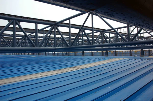 Vista Canteiro Obras Usina Solar Térmica Dezhou Leste Província Chinas — Fotografia de Stock