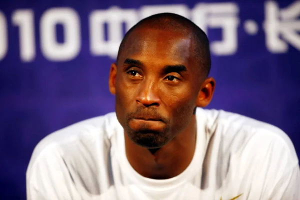 Jugador Baloncesto Nba Kobe Bryant Los Angeles Lakers Visto Una — Foto de Stock