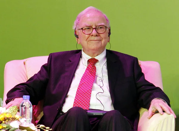 Abd Yatırımcı Adamı Warren Buffet Töreni Pekin Çin Eylül 2010 — Stok fotoğraf