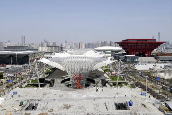 Vista Del Valle Del Sol Sobre Eje Expo Pabellón China — Foto de Stock