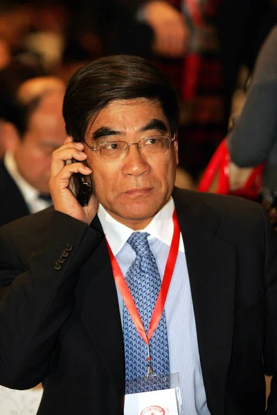 Chengyu Voorzitter Voormalig Chief Executive Officer Van Cnooc China National — Stockfoto