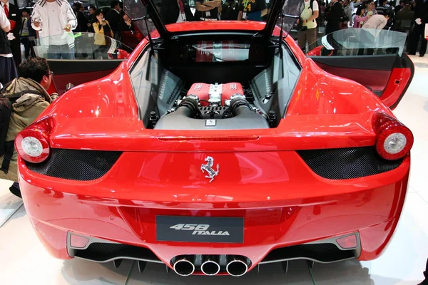 Ferrari 458 Italia Displayed 11Th Beijing International Automotive Exhibition Known — Stock Photo, Image