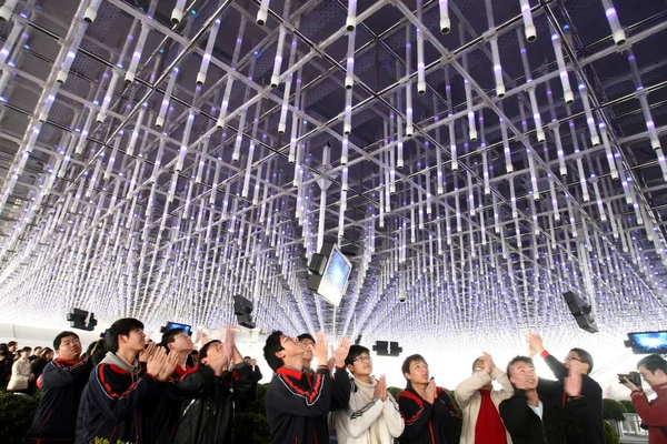 Інтер Шанхайського Корпоративного Павільйону Expo Site Шанхаї Китай Квітня 2010 — стокове фото