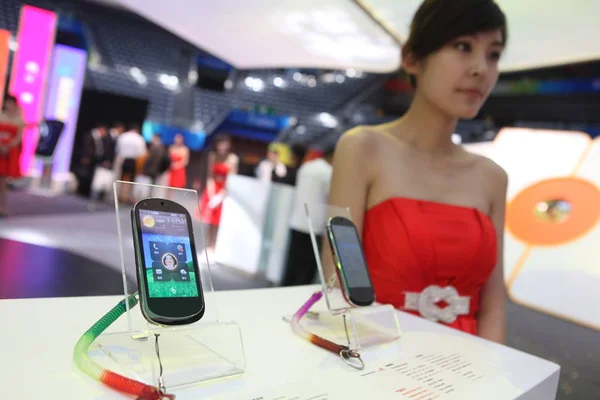Lephones Display Unveiling Ceremony Beijing China May 2010 — Stock Photo, Image