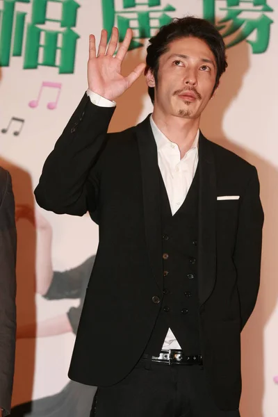 日本演员玉木博史在他的电影 坎塔比尔 总决赛 的促销活动中被人看到 2010年2月28日 — 图库照片