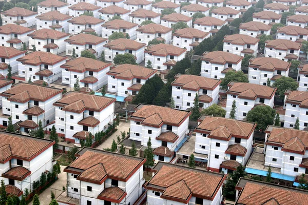 Vue Ensemble Villas Privées Dans Village Huaxi Ville Jiangyin Province — Photo