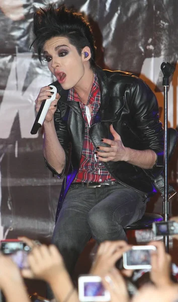 Bill Kaulitz Banda Rock Alemana Tokio Hotel Actúa Durante Mini — Foto de Stock