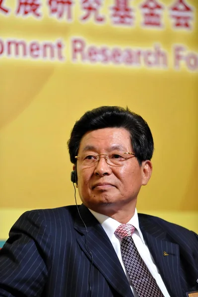 Wei Jiafu Presidente Ceo Cosco Group Visto Foro Desarrollo China — Foto de Stock