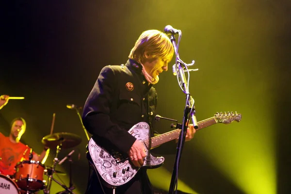 Crispian Mills Lead Vocals Guitars Kula Shaker English Psychedelic Rock — Stock Photo, Image