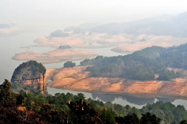 Landschaft Der Danxia Landform Taining Südöstlich Von Chinas Fujian Provinz — Stockfoto