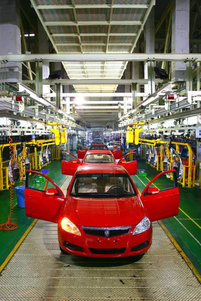 Changan Chana Zhixiang Cars Seen Assembly Line Auto Plant Changan — Stock Photo, Image