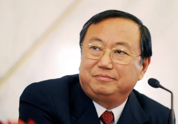 Wan Jifei Předseda Číny Rady Pro Podporu Mezinárodního Obchodu Ccpit — Stock fotografie