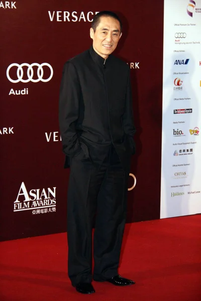 Director Cine Chino Zhang Yimou Asiste Evento Alfombra Roja Ceremonia — Foto de Stock