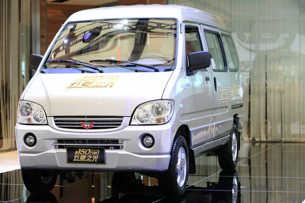 Minivan Saic Wuling Rongguang Mostra Durante Auto Shanghai 2009 Shanghai — Foto Stock