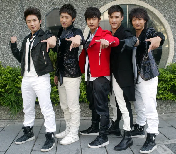 Membros Nova Sete Pequena Fortuna Discípulos Superstar Hong Kong Jackie — Fotografia de Stock