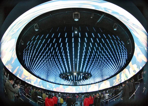 Interieur Van Het Shanghai Corporate Pavilion Expo Site Shanghai China — Stockfoto