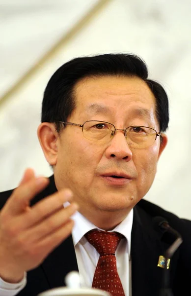 Wan Gang Ministr Vědy Techniky Viceprezident Cppcc Politická Konzultační Konference — Stock fotografie