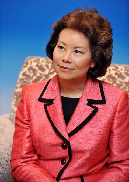Secretary Labor Elaine Chao Ses Information Och Kommunikationsteknik Ikt Och — Stockfoto