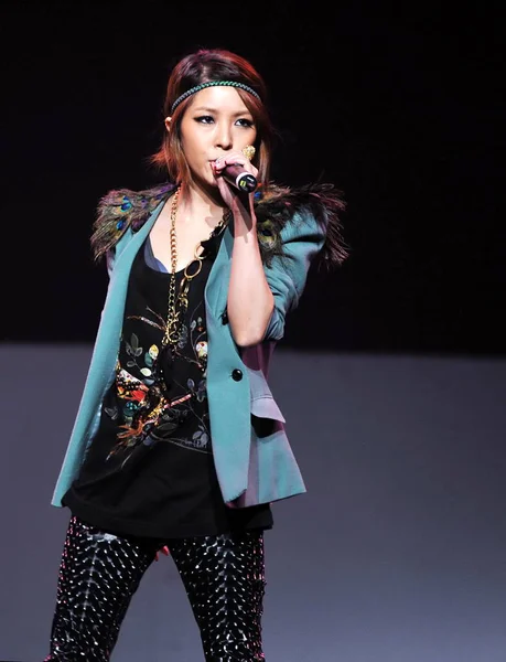 South Korean Singer Boa Performs Celebration Week Korea Expo Culture — Stock Photo, Image